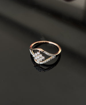 14K Gold Diamond Trinity Cluster Ring with IGI Certified 0.31 ct Diamonds, 1.928g Net Gold 14K Gold Diamond Trinity Cluster Ring with IGI Certified 0.31 ct Diamonds, 1.928g Net Gold