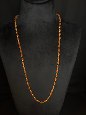 22K Gold Rudraksha Mala Necklace - Spiritual & Elegant Jewelry 22K Gold Rudraksha Mala Necklace - Spiritual & Elegant Jewelry