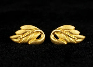 22K Yellow Gold Sunburst Filigree Drop Earrings | Artisan Indian Gold Jewelry 22K Yellow Gold Sunburst Filigree Drop Earrings | Artisan Indian Gold Jewelry