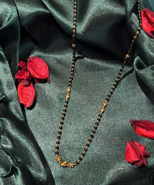 22K Gold and Black Bead Mangalsutra Necklace 22K Gold and Black Bead Mangalsutra Necklace