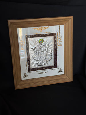 999 Silver Radha Krishna Frame - Divine Elegance for Your Home & Gifting 999 Silver Radha Krishna Frame - Divine Elegance for Your Home & Gifting