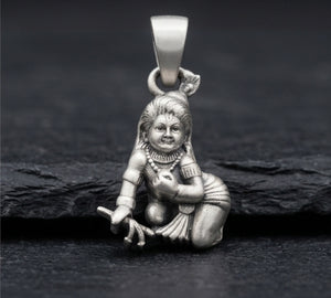 Divine Laddu Gopal 925 Sterling Silver Pendant Divine Laddu Gopal 925 Sterling Silver Pendant