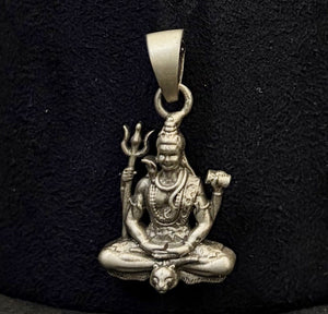 Lord Shiva Mahadev 925 Sterling Silver Pendant Lord Shiva Mahadev 925 Sterling Silver Pendant
