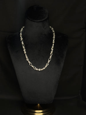 925 sterling silver chain with a unique, intricate design and high polish 925 sterling silver chain with a unique, intricate design and high polish