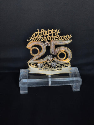 92.5 Sterling Silver 25th Anniversary Trophy - Elegant Celebration Award 92.5 Sterling Silver 25th Anniversary Trophy - Elegant Celebration Award