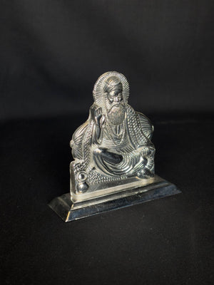 92.5 Sterling Silver Guru Nanak Dev Ji Idol 92.5 Sterling Silver Guru Nanak Dev Ji Idol