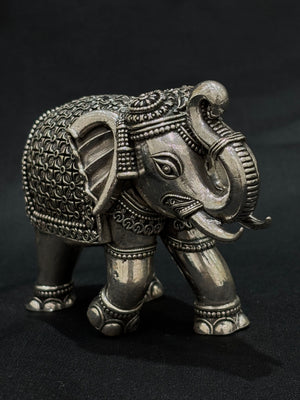 Silver Trunk Up Elephant Idol Silver Trunk Up Elephant Idol