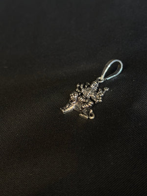 92.5 Sterling Silver Durga Pendant - Spiritual Jewelry (Without Chain) 92.5 Sterling Silver Durga Pendant - Spiritual Jewelry (Without Chain)