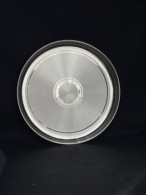 92.5 Sterling Silver Thali – Elegant & Timeless 92.5 Sterling Silver Thali – Elegant & Timeless