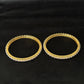 14K Yellow Gold Diamond Bangle Bracelets (Set of 2) , IGI Certified 4.32 ct Diamonds, 28.236g Net Gold