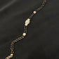 14K Gold Diamond Bracelet with Mangalsutra Chain , IGI Certified 0.43 ct Diamonds, 3.2g Net Gold