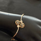 14K Gold Diamond Bangle , IGI Certified 0.62 ct Diamonds, 6.576g Net Gold
