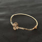 14K Gold Diamond Bangle , IGI Certified 0.62 ct Diamonds, 6.576g Net Gold