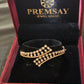 14K Gold Diamond Bangle , IGI Certified 1.27 ct Diamonds, 18.006g Net Gold