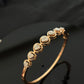 14K Gold Diamond Bangle , IGI Certified 1.6 ct Diamonds, 13.408g Net Gold