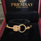 14K Gold Diamond Bangle Bracelets (Set of 2) , IGI Certified 2.4 ct Diamonds, 17.85g Net Gold