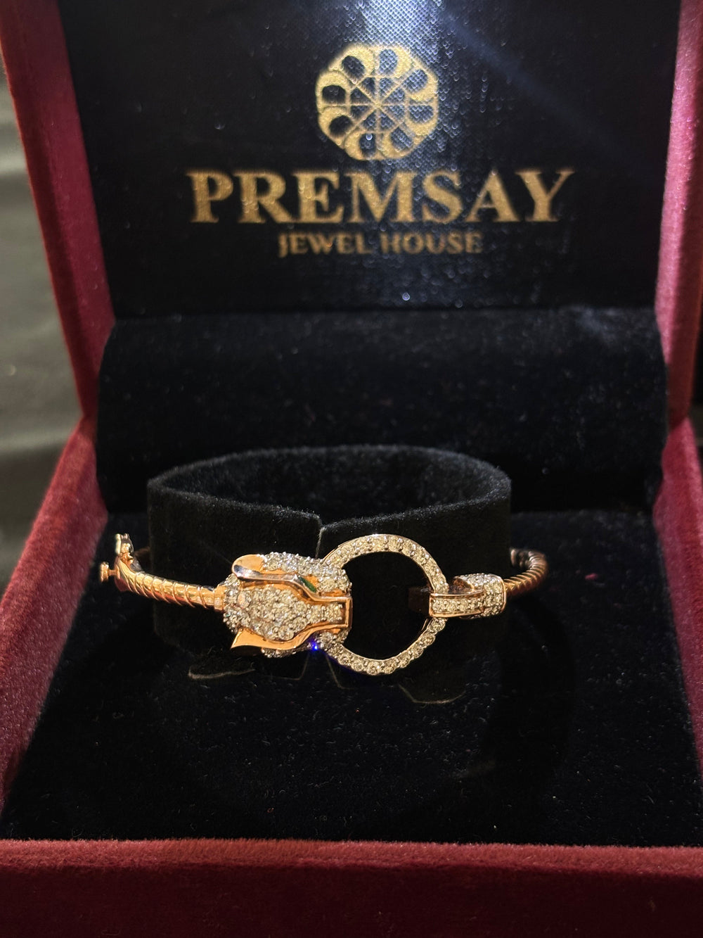 14K Gold Diamond Bangle Bracelets (Set of 2) , IGI Certified 2.4 ct Diamonds, 17.85g Net Gold