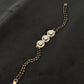 14K Gold Diamond Bracelet with Mangalsutra Chain , IGI Certified 1.35 ct Diamonds, 4.05g Net Gold
