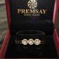 14K Gold Diamond Bracelet with Mangalsutra Chain , IGI Certified 1.35 ct Diamonds, 4.05g Net Gold