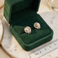 Luxurious 14kt Gold Spiral Diamond Swirl Earrings | IGI Certified, Gross Wt: 4.12, Net Wt: 4, Diamond. Wt 0.6