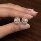 Luxurious 14kt Gold Spiral Diamond Swirl Earrings | IGI Certified, Gross Wt: 4.12, Net Wt: 4, Diamond. Wt 0.6
