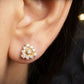 14kt Gold Twisted Infinity Diamond Earrings | IGI Certified, Gross Wt: 0.89, Net Wt: 0.82, Diamond. Wt 0.35