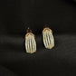 14kt Gold Spiral Shell Diamond Earrings | IGI Certified Gold Jewelry, Gross Wt: 5.23, Net Wt: 5.064, Diamond. Wt 0.83