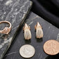14kt Gold Spiral Shell Diamond Earrings | IGI Certified Gold Jewelry, Gross Wt: 5.23, Net Wt: 5.064, Diamond. Wt 0.83