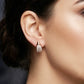 14kt Gold Spiral Shell Diamond Earrings | IGI Certified Gold Jewelry, Gross Wt: 5.23, Net Wt: 5.064, Diamond. Wt 0.83
