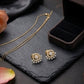 Radiant Diamond Sunburst Fan Earrings | 14K Yellow Gold Fringe Studs, Gross Wt: 2.39, Net Wt: 2.314, Diamond. Wt 0.38