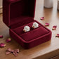 Sparkling 14K Gold Diamond Starburst Earrings | Celestial Cluster Studs, Gross Wt: 2.5, Net Wt: 2.314, Diamond. Wt 0.93