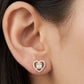Elegant 14K Gold Swirl Ribbon Diamond Earrings | Fluid Wave Halo Studs, Gross Wt: 2.76, Net Wt: 2.634, Diamond. Wt 0.63