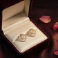 Bold 14K Gold Tiered Pyramid Diamond Earrings | Geometric Statement Studs, Gross Wt: 3.3, Net Wt: 3.196, Diamond. Wt 0.52