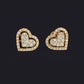 Timeless 14K Gold Infinity Knot Diamond Earrings | Forever Cluster Studs, Gross Wt: 3.33, Net Wt: 3.212, Diamond. Wt 0.59