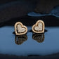 Timeless 14K Gold Infinity Knot Diamond Earrings | Forever Cluster Studs, Gross Wt: 3.33, Net Wt: 3.212, Diamond. Wt 0.59