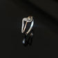 14K Gold Diamond Bypass Ring with IGI Certified 0.34 ct Diamonds, 2.712g Net Gold