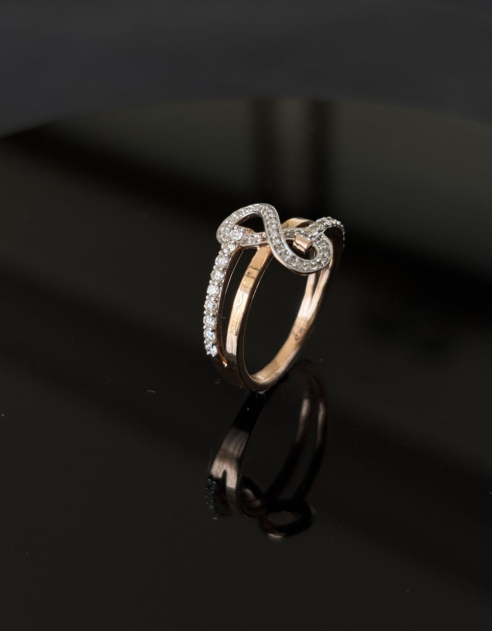 14K Gold Diamond Floral & Halo Ring with IGI Certified 0.35 ct Diamonds, 3.51g Net Gold
