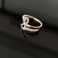 14K Gold Diamond Floral & Halo Ring with IGI Certified 0.35 ct Diamonds, 3.51g Net Gold