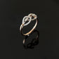 14K Gold Diamond Wave Ring with IGI Certified 0.27 ct Diamonds, 2.166g Net Gold