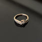 14K Gold Diamond Cluster & Pave Ring with IGI Certified 0.31 ct Diamonds, 2.488g Net Gold