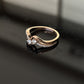 14K Gold Diamond Cluster & Pave Ring with IGI Certified 0.31 ct Diamonds, 2.488g Net Gold