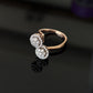 14K Gold Diamond Cluster & Halo Ring with IGI Certified 0.62 ct Diamonds, 4.586g Net Gold