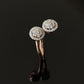 14K Gold Diamond Cluster & Halo Ring with IGI Certified 0.62 ct Diamonds, 4.586g Net Gold