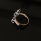 14K Gold Diamond Cluster & Pave Ring with IGI Certified 0.71 ct Diamonds, 2.698g Net Gold