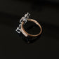 14K Gold Diamond Cluster & Pave Ring with IGI Certified 0.71 ct Diamonds, 2.698g Net Gold