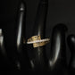 14K Gold Diamond Cluster Ring with IGI Certified 0.58 ct Diamonds, 4.874g Net Gold