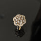 14K Gold Diamond Statement Ring with IGI Certified 0.99 ct Diamonds, 4.672g Net Gold
