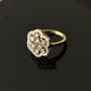 14K Gold Diamond Statement Ring with IGI Certified 0.99 ct Diamonds, 4.672g Net Gold