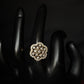 14K Gold Diamond Statement Ring with IGI Certified 0.99 ct Diamonds, 4.672g Net Gold