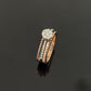 Grand 14K Gold Multi-Band Diamond Ring with IGI Certified 0.42 ct Diamonds, 5.946g Net Gold